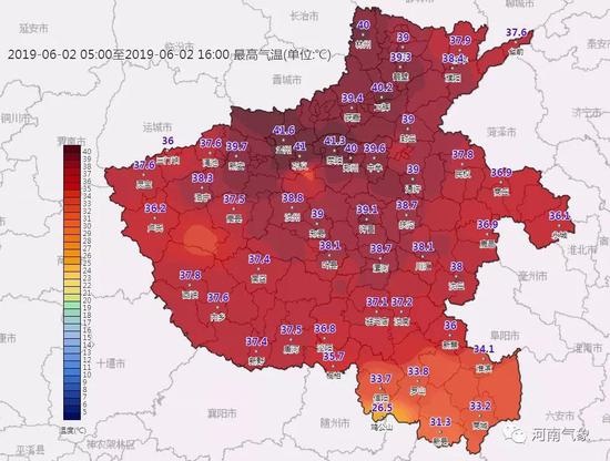 6月2日河南包揽全国高温榜前十名 6-8日高温天气将缓解