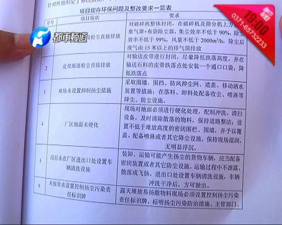 舞阳县太尉镇隆鑫石料场：不能出具任何生产所需的环评、土地使用等手续。