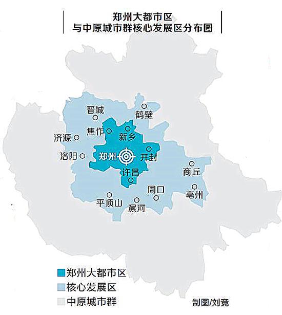 中原城市群发展规划解读:郑州大都市区扛起核
