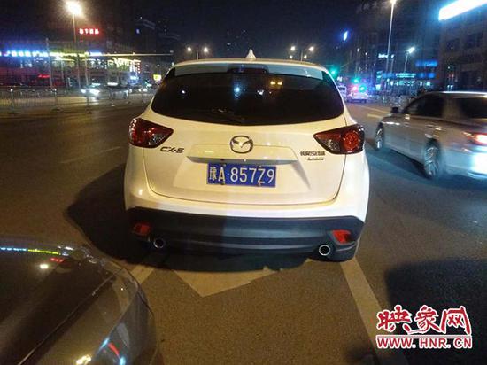 涉嫌酒驾的车 涉嫌酒驾的车