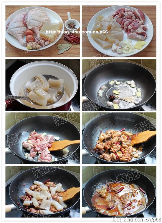 【魔芋烧鸭】家常美味少不了