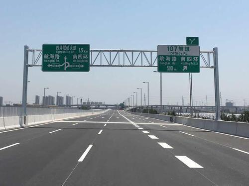 郑州南三环东延高架主线桥试通车 限高2.6米