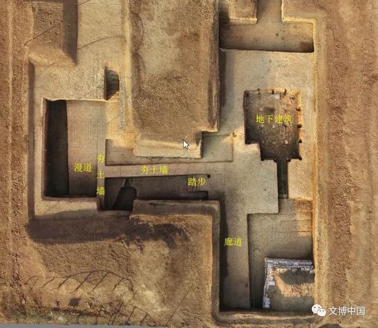 ▲栎阳遗址三号古城三号建筑遗址