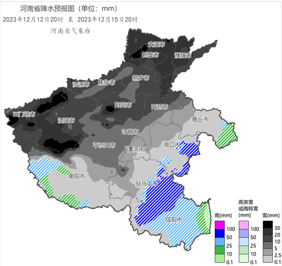 局部暴雪！下周郑州最低气温零下12℃