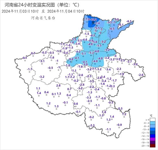 骤降10℃！河南近期最冷的早晨在这一天→