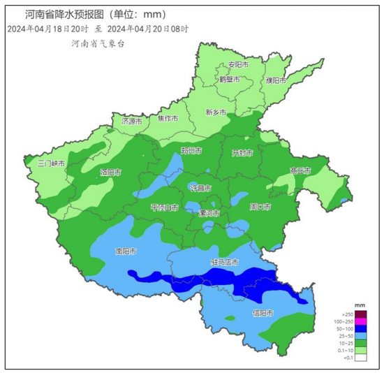 春雨持续来袭！4月下旬河南将迎三次降水过程