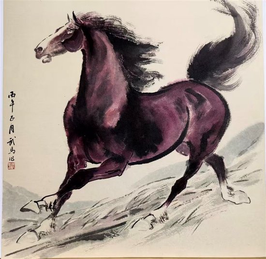 绘画：中国马文化艺术研究院副院长、徐悲鸿艺术委员会委员 武马