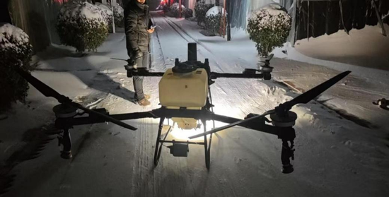 图14 无人机调配现场