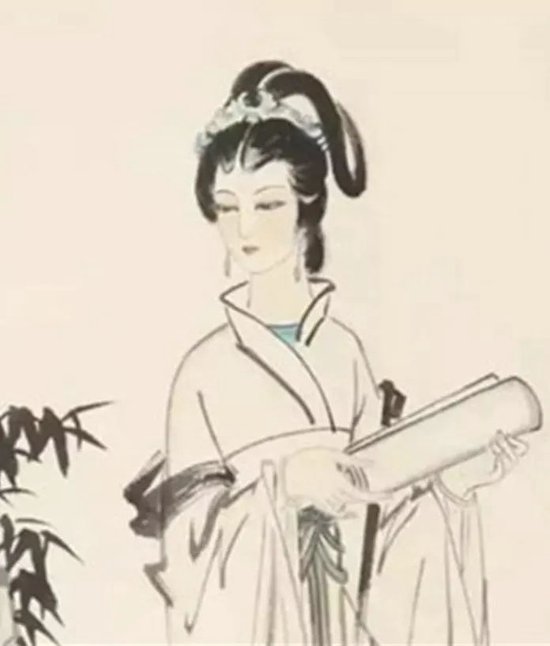 (画作中的李冶)