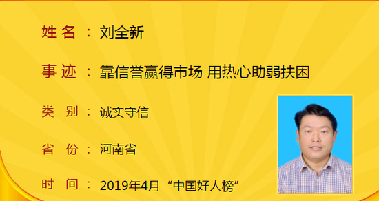 刘全新，兰考一言九鼎门厂、一言九鼎木业有限公司董事长。