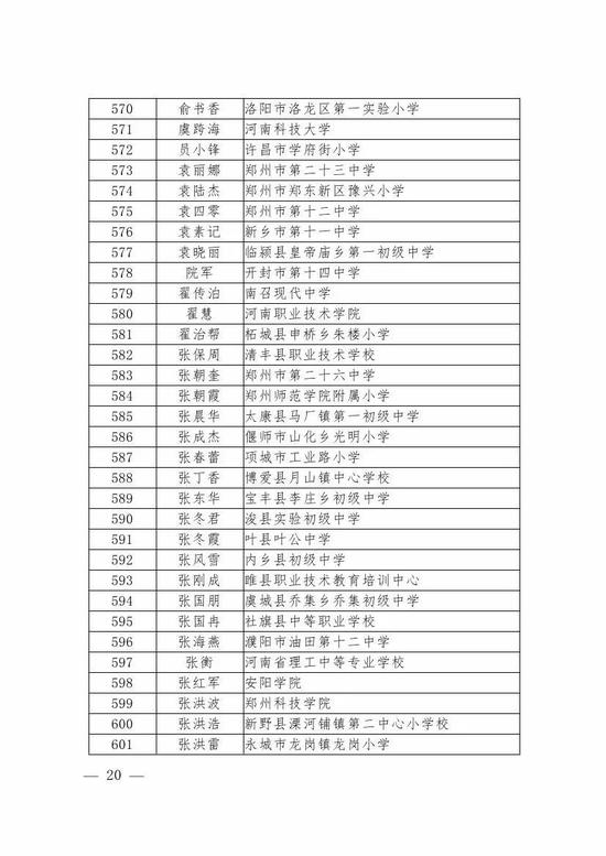 河南优秀教师等名单28日公示 涉及1410人、100个集体