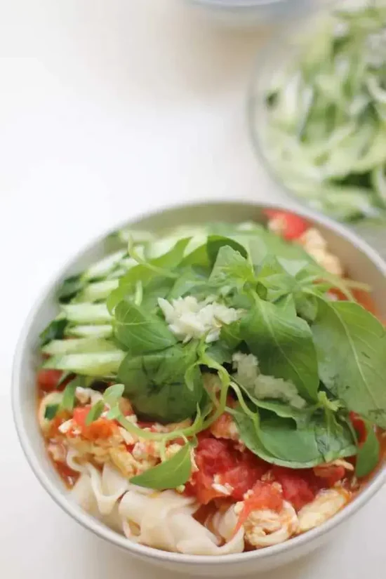 荆芥捞面条