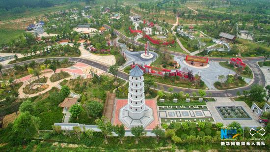 周口森林公园鸟瞰图
