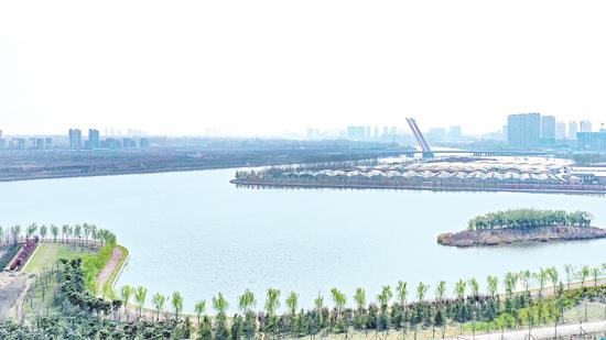 水清岸美的贾鲁河春色醉人