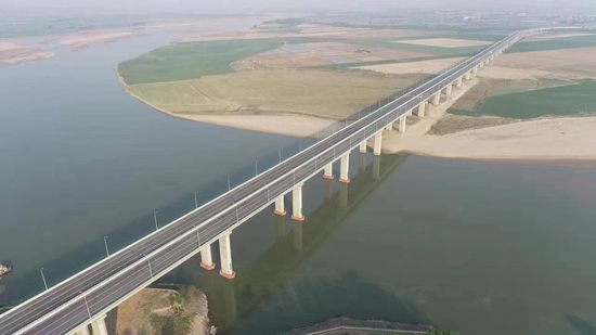 一桥连三地g207孟州黄河大桥试通车