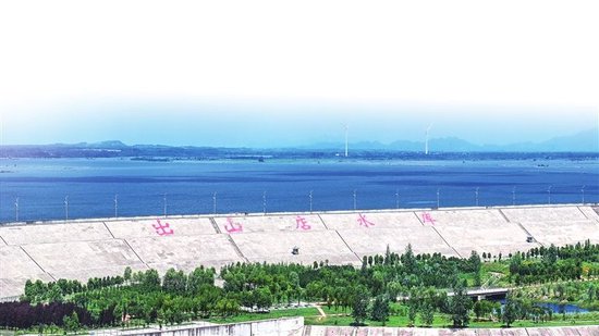 水库坝后公园一角。本版图片均由河南省出山店水库运行中心提供