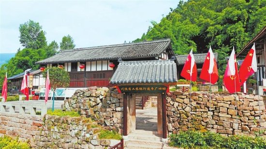 川陕省苏维埃政府工农银行造币厂旧址。 本报全媒体记者 马腾飞 摄
