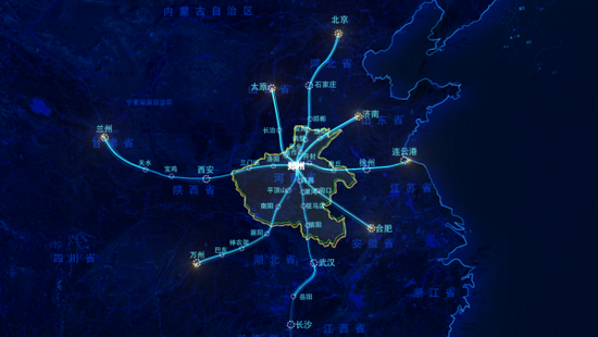 郑济高铁黄河大桥开始铺轨 地跨新乡原阳县官厂镇和郑州郑东新区
