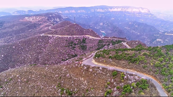 青天河景区。图片来源：青天河景区公众号