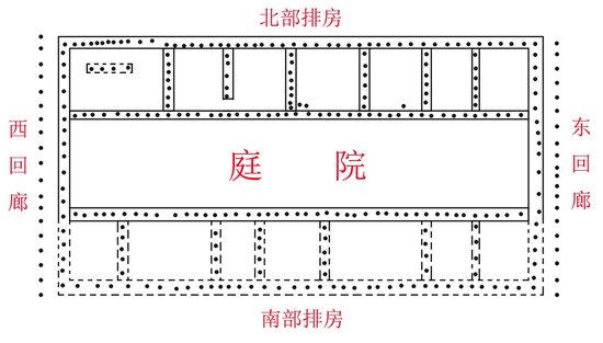 1号夯土台基平面复原图