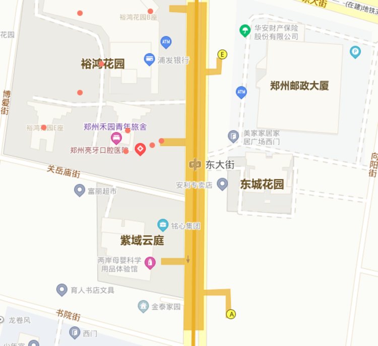 郑州地铁2号线东大街站A出入口将临时关闭！