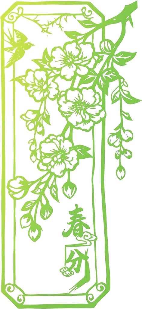 归德剪纸非遗传承人冯春喜剪纸作品。受访者供图