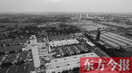 宁陵县的复合肥工业园区 东方今报·猛犸新闻首席记者 袁晓强 摄