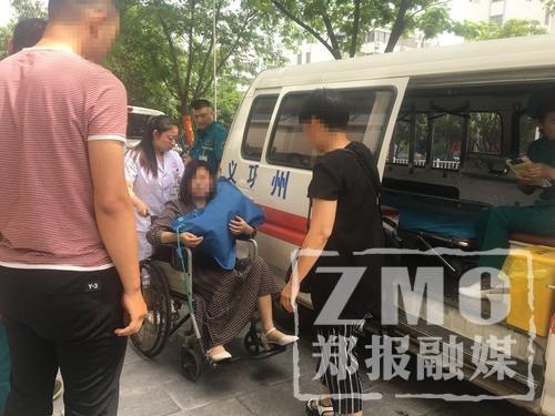被帶回來的女老賴說：“我很難受，手麻腳麻動不了”