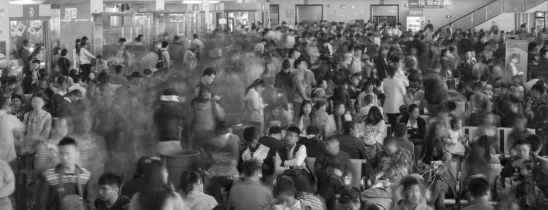 旅客如潮 &nbsp;拍攝：徐賓斌