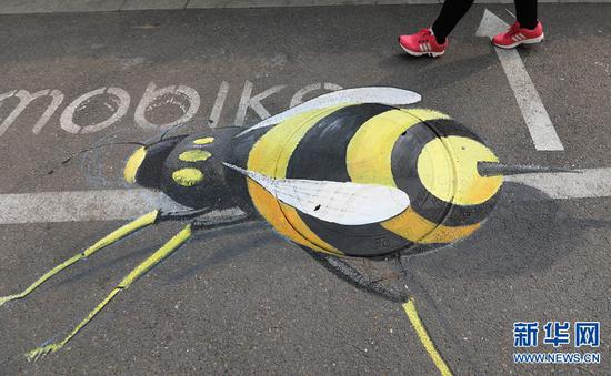 2019年2月25日，鄭州市金水區(qū)政一街，栩栩如生的窨井蓋。