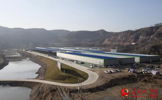 信念集團的盧氏澗北菌棒生產基地 王玉興攝