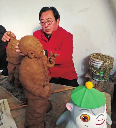 宋学海做春晚彩排前的准备