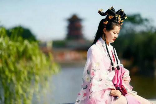 在清園邂逅女神