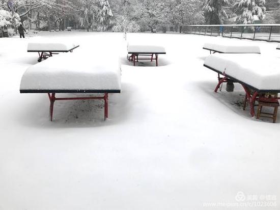 降雪实况及积雪深度