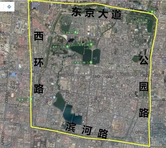 一环   三环   四环规划中   五环    再来看看"九横"   复兴大道