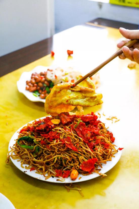 除了大家常点的鸡蛋和肉丝炒面之外,