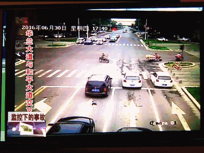 动图:洛阳交警曝光闯红灯交通违法典型案例