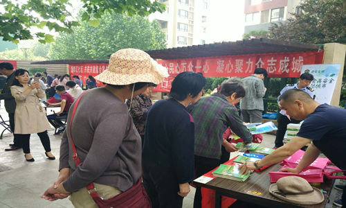 宣傳活動現(xiàn)場（劉爽 攝）