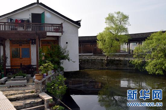 圖為新縣田鋪鄉(xiāng)田鋪大塆一隅。