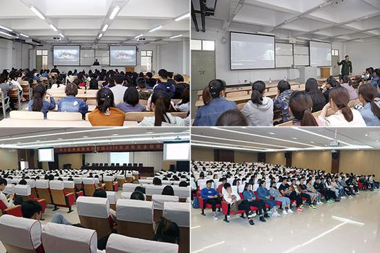 商丘支队组织大学开设消防安全知识讲座