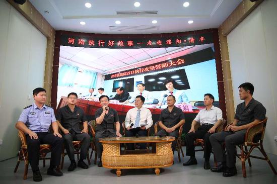 聚光灯下的执行故事 --河南执行好故事走进濮阳