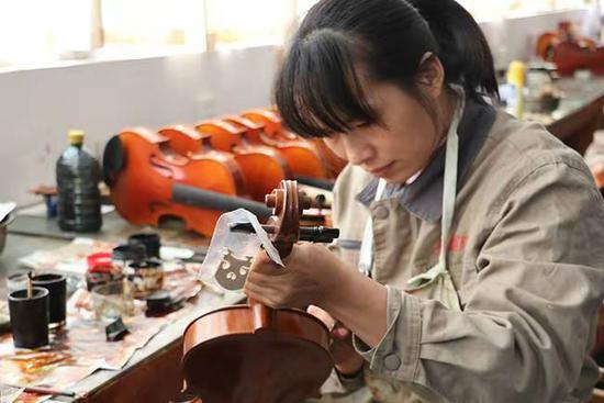 县小提琴产业园助力农民工返乡创业推动乡村振