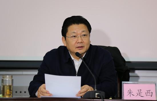 河南省委组织部副部长朱是西讲话