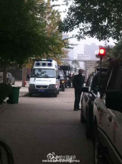 河南高校劫持人質事件現場圖