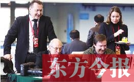 上合组织总理会上的境外记者