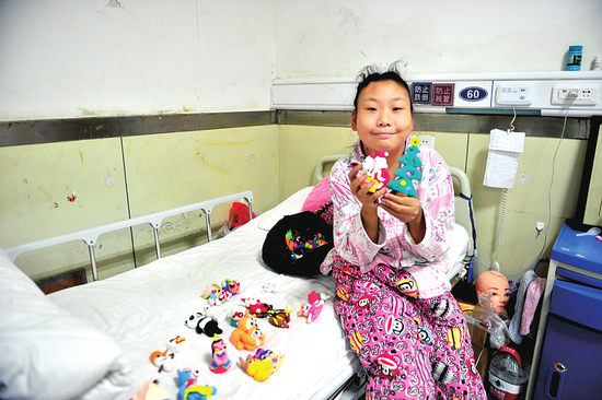 11歲女孩患尿毒癥臥床3年