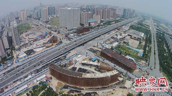 春节前农业路高架南阳路以东将有6条匝道同时开通