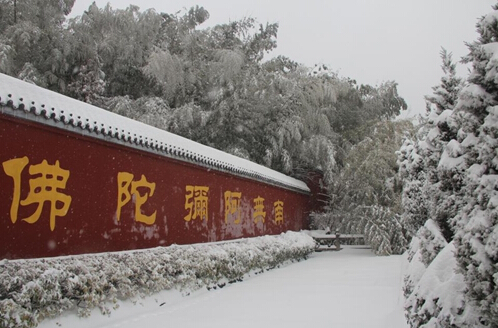 西九華山雪后美景