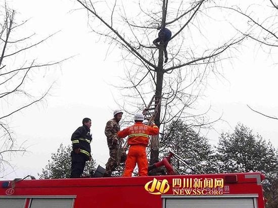 消防救援现场