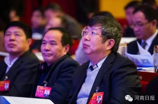 省人大代表、郑州大学校长刘炯天（河南日报报业集团全媒体记者 范昭/摄）
